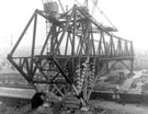 View: c04393 Construction of Runcorn - Widnes road bridge, 1960 to 1969 	