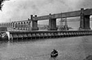 View: c04513 Runcorn: Railway bridge and Transporter Bridge, 1920 to 1929 	