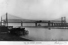 View: c04522 Runcorn: Railway bridge and transporter bridge 	