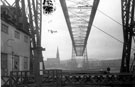 View: c04553 Runcorn: Demolition of the Transporter Bridge 	