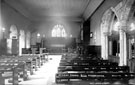 View: c04753 Over Peover: Interior of the church 	