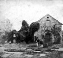 View: c04861 Prestbury: View of the churchyard	