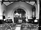 View: c04884 Marthall: Church interior	