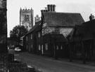 View: c05023 Cheshire: Great Budworth, Church and Main Street 	