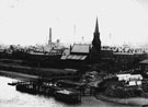 View: c05071 Cheshire: Widnes, Transporter Bridge 	