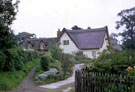 View: c07353 Styal: Thatched cottages