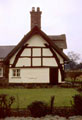 View: c07369 Styal: Thatched cottage