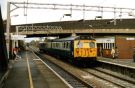 View: c07553 Winsford: Crewe train arriving at Winsford Station