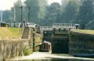 View: c07562 Winsford: Trip boat entering Vale Royal lock on the River Weaver