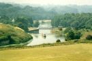 View: c07563 Winsford: Trip boat on the River Weaver at Newbridge