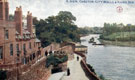 View: ch2360 Chester, City Walls and River Dee 	